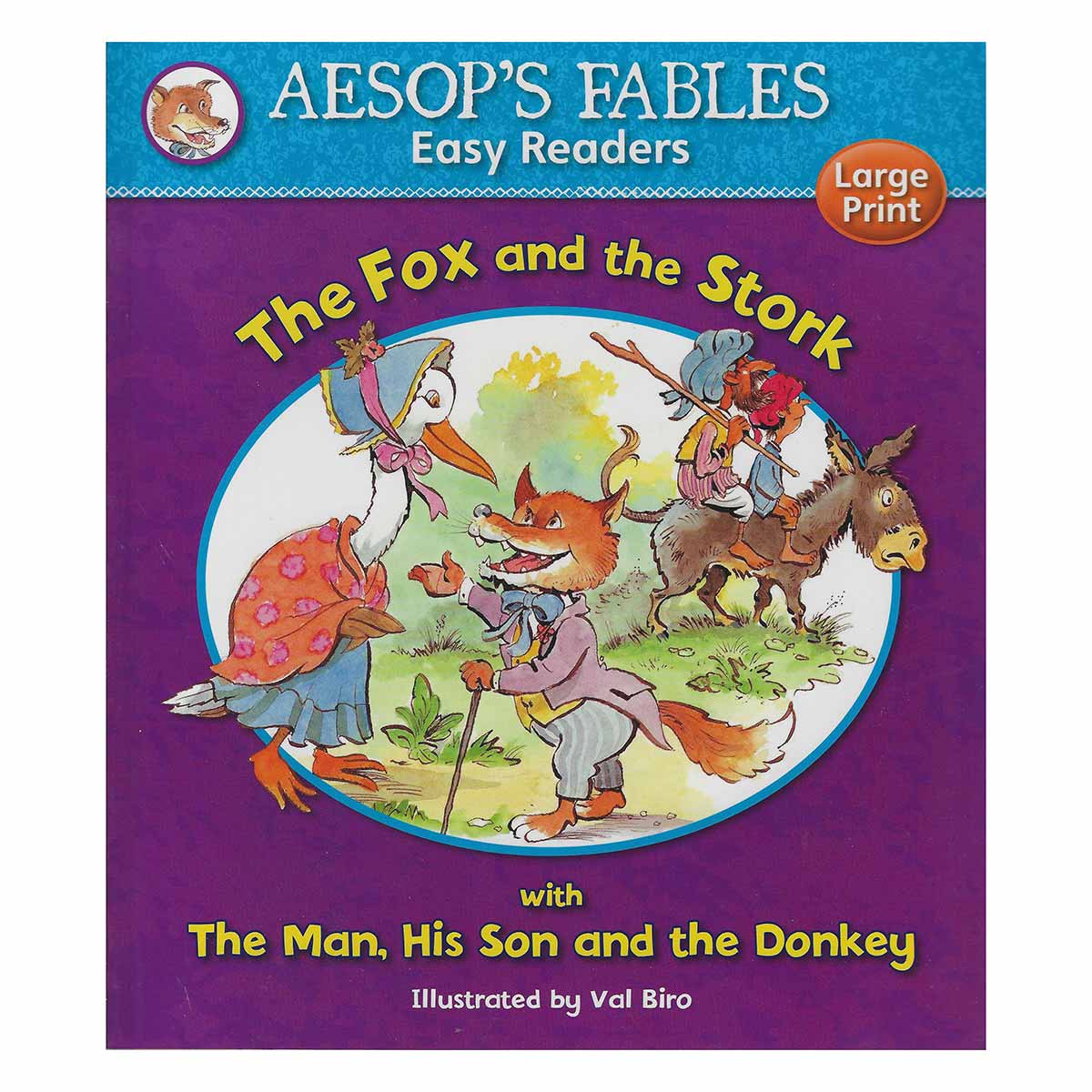 Aesop S Fables Easy Readers The Fox And The Stork - Award