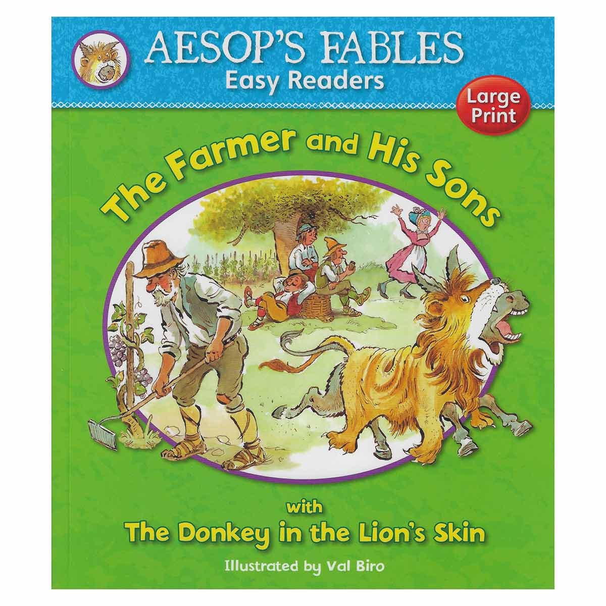Aesop S Fables Easy Readers The Farmer And His Sons - Award