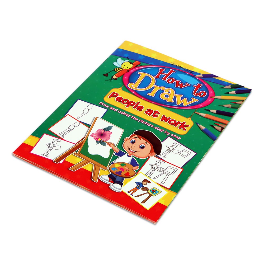 Dreamland How To Draw People At Work Activity Book