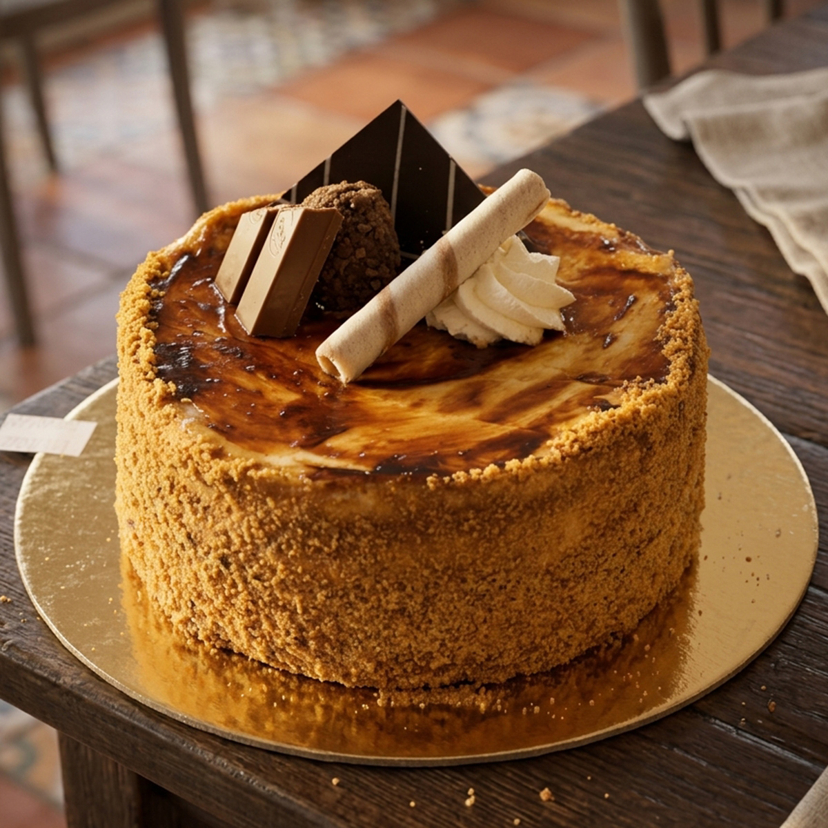 Coffee Round Cake