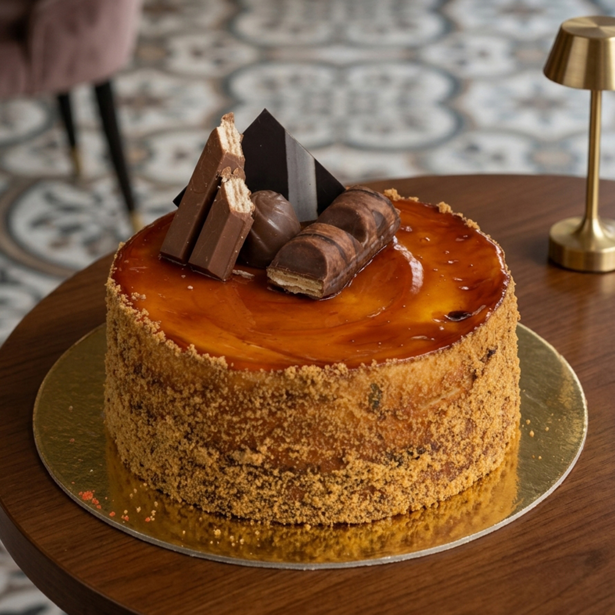 Caramel Round Cake