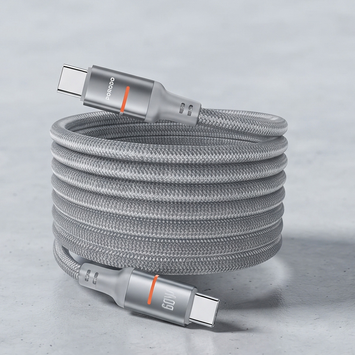 Porodo Type-C To Type C Cable 1.2 Meter 60W