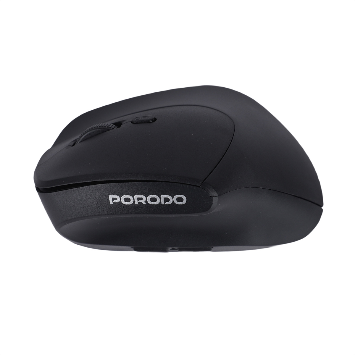 Porodo Wireless Mouse Vertical Black