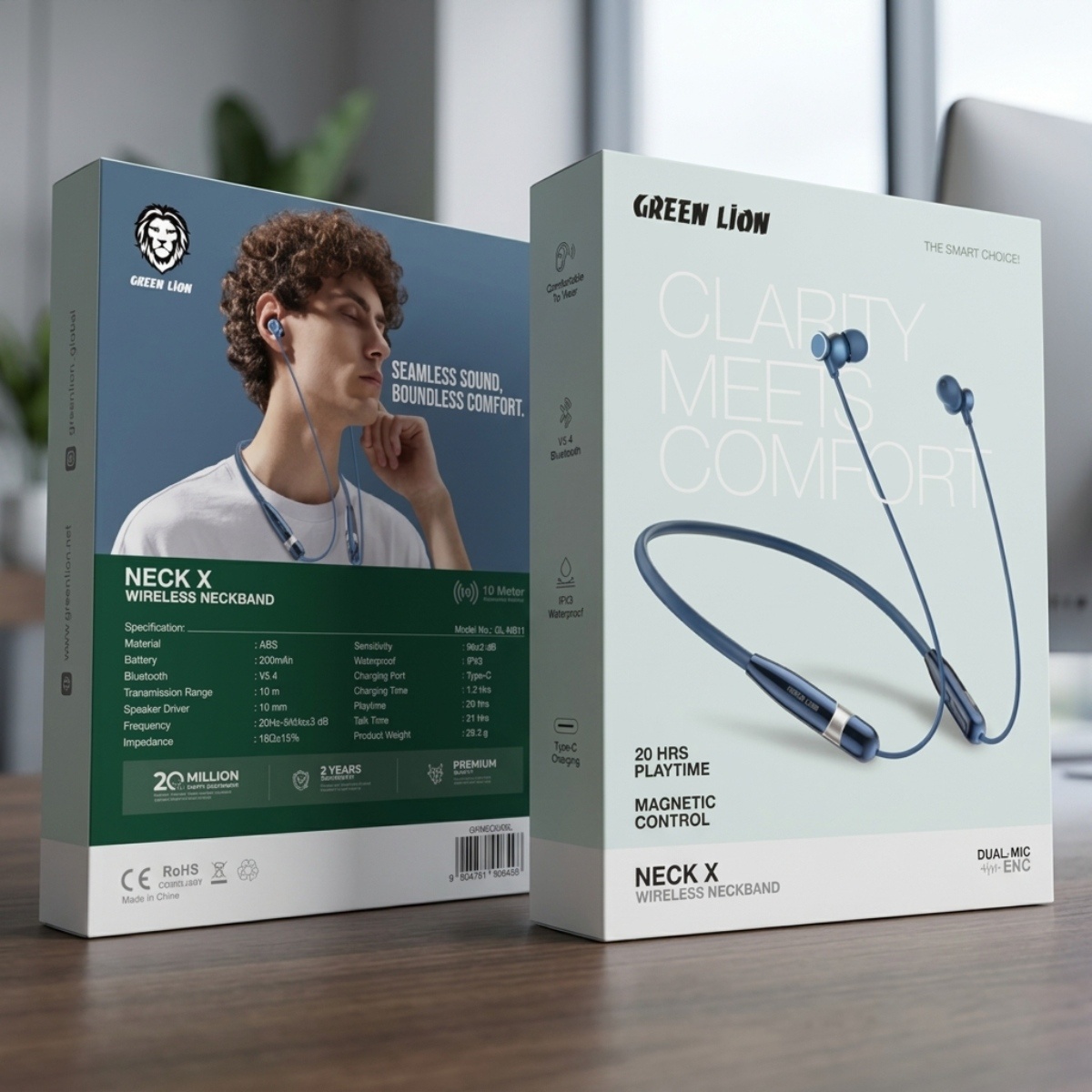 Green Lion Wireless Neckband A01