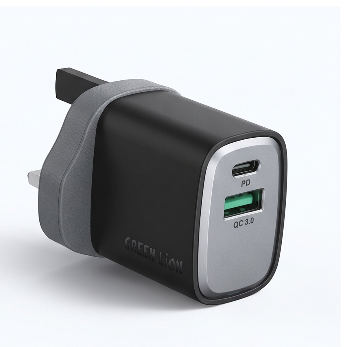 Green Lion 22.5W Adapter Charger with USB and USB-C Ports