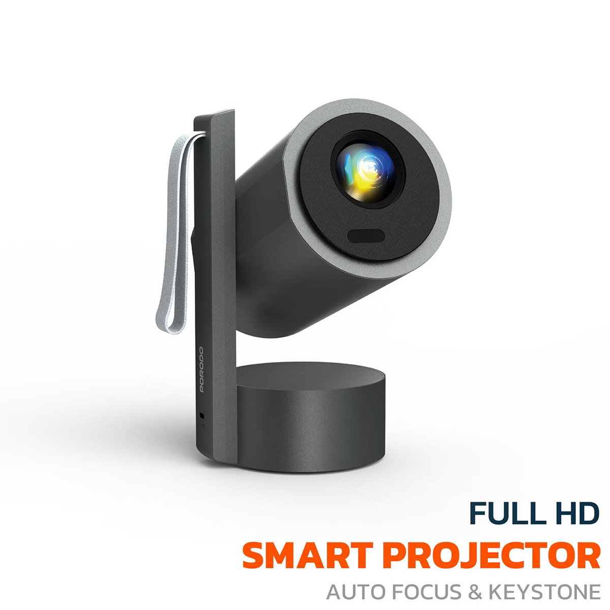 Porodo 56W 3 Mini Projector Grey
