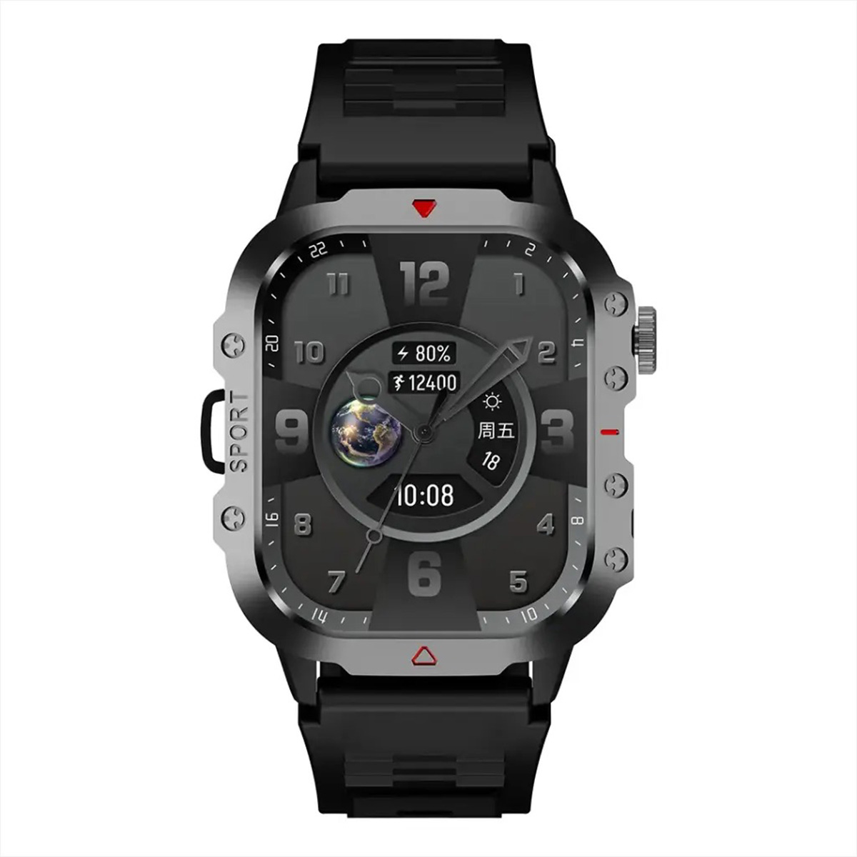Green Lion Gravix Smart Watch Black GNGRV201