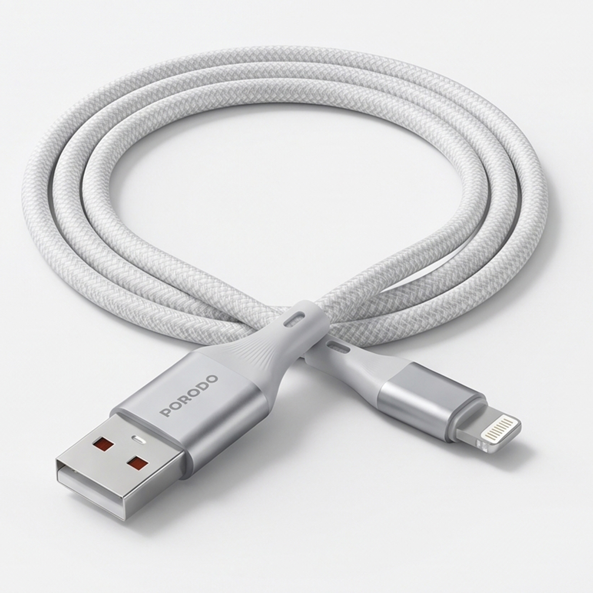 Porodo Braided USB A To Lightning Cable