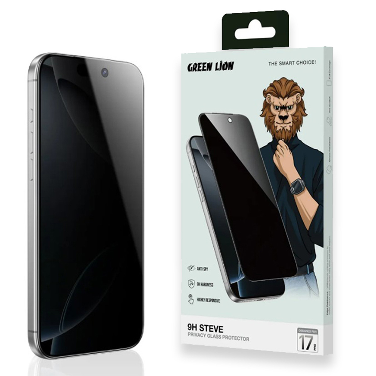 Green Lion Iphone 17 Air Privacy Glass Protector