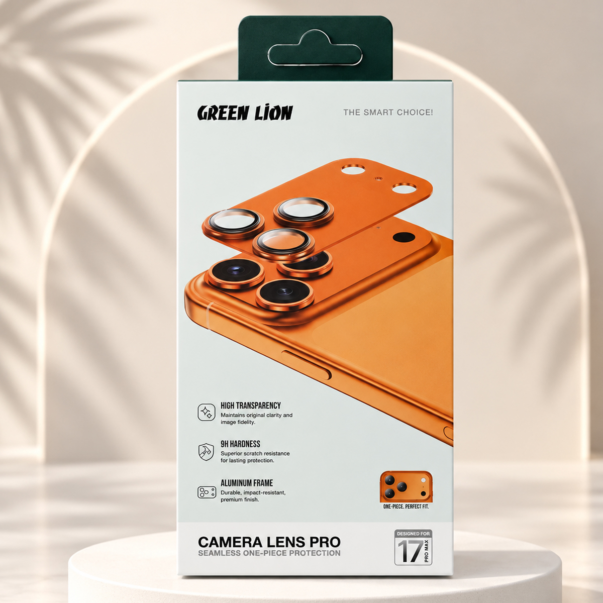 Green Lion Classic Camera Lens For iPhone 17 Pro Max