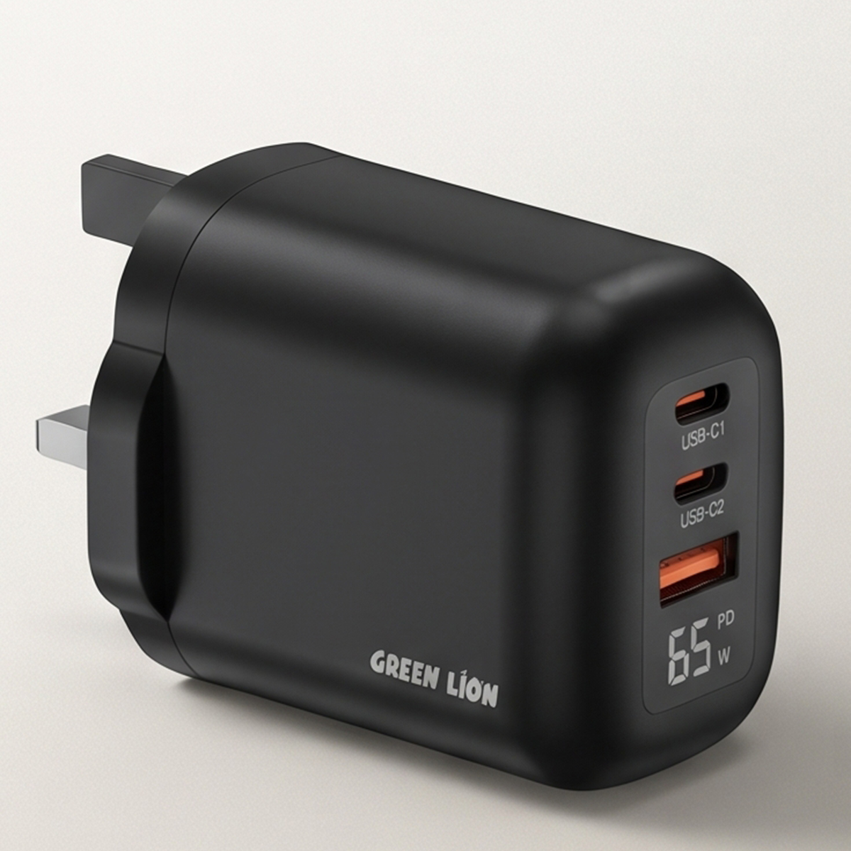 Green Lion 65W USB-C and USB Adapter Charger