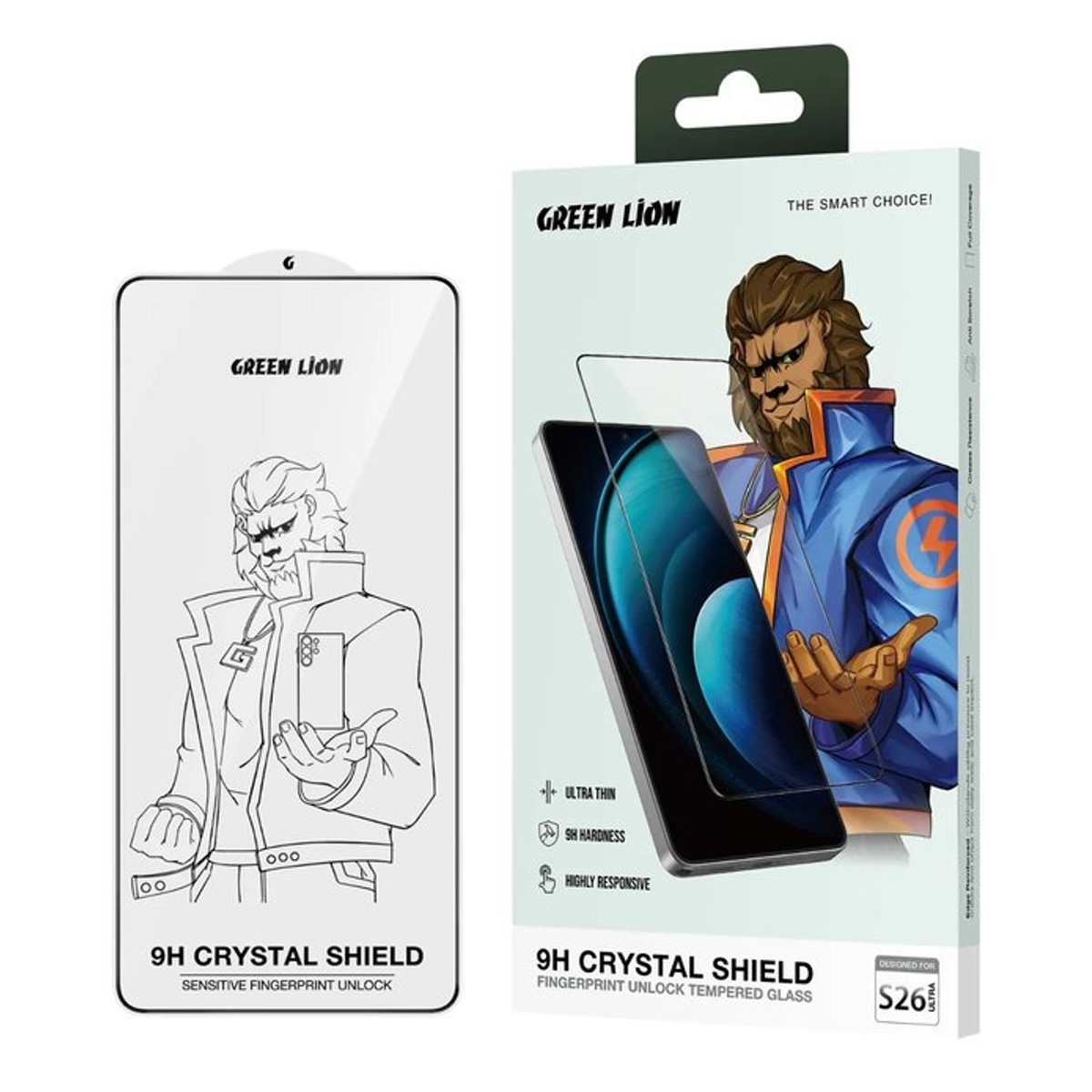 Green Lion 9H Tempered Glass For Galaxy S26 Ultra