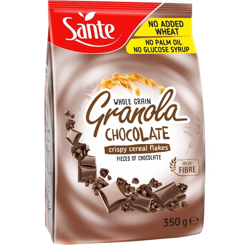 Sante Whole Grain Granola Chocolate Cereal Flakes 350g