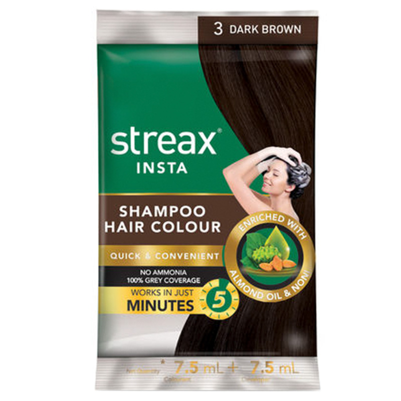 Streax Cream Hair Color 3 Dark Brown 50ml